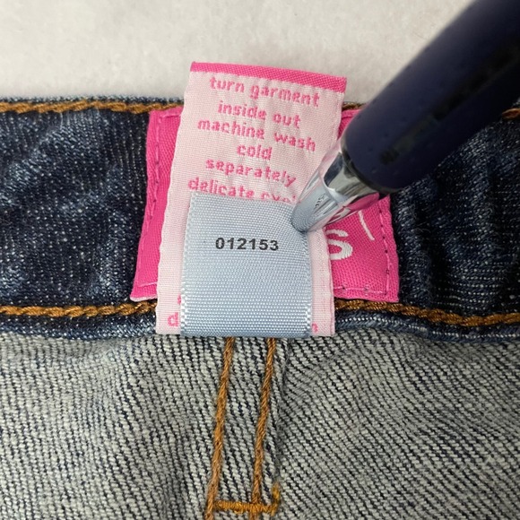 The Limited Jeans Cassidy Women's Embellished Pockets Dark Wash Bootcut Sz 8‎ - Picture 10 of 10